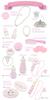 Mother Garden Play Kitchen Set, Wooden Dresser, Toy Set [Sweet Strawberry Tiara Dresser], 12 Accessories