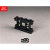 MOC Bricks Fence Railing Window Stairs Ladder Gate DIY Garden House Architecture Accessories Building Blocks Children's Toys