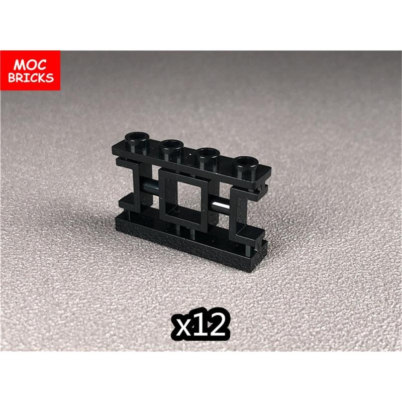 MOC Bricks Fence Railing Window Stairs Ladder Gate DIY Garden House Architecture Accessories Building Blocks Children's Toys