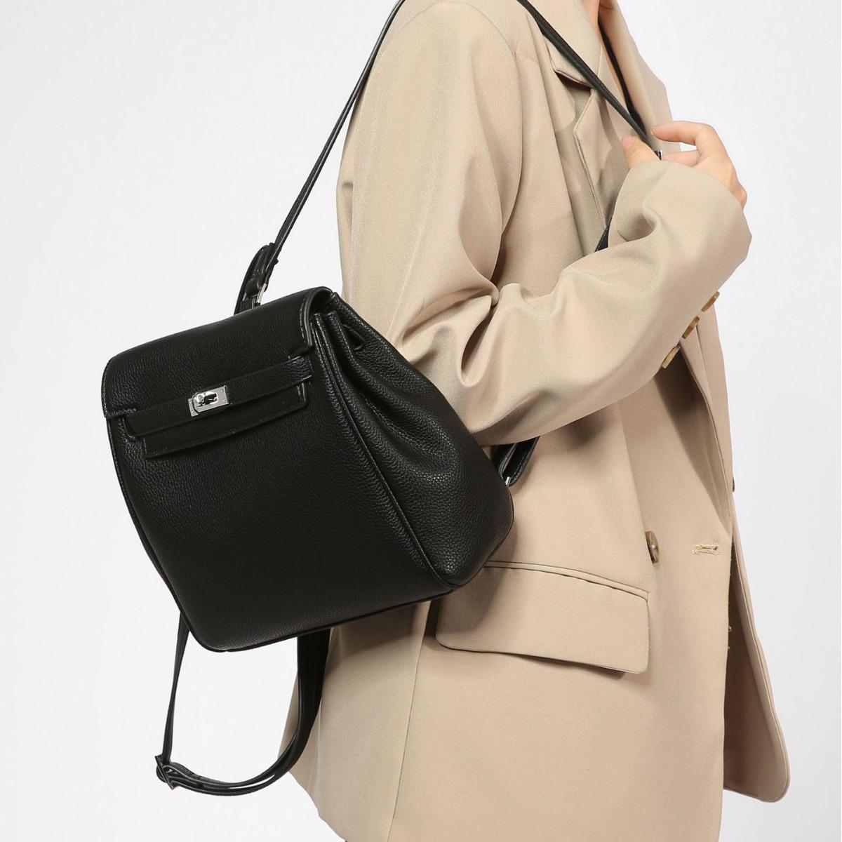 

Versatile Lychee Pattern Kelly Backpack - Stylish Casual Women s Commuter Bag