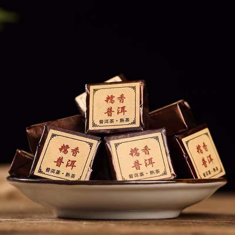 500g Aged Glutinous Rice Fragrant Ripe Pu'er Xiaotuo Tea Premium Mini Tea Brick