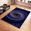 Multicolor Design Rug Colorful Rug Modern Area Rug 3D Art Vortex Rug Universe Planet Rug Black Hole Rug Living Room Rug