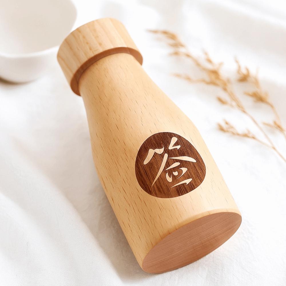 Portable Beech Wood Toothpick Box Wooden Toothpick Storage Container Toothpick Case  Restaurant