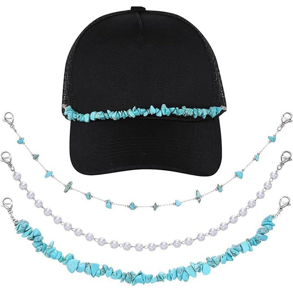 

Bohemian Hat Chains Temperament Baseball Cap Decorative Chain Creative Hats Chains Summer 2