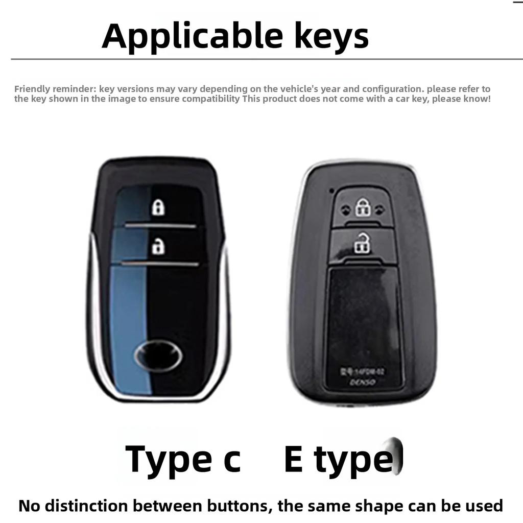 ANW1 2024 Toyota Crown Land Cruiser Key Set 14th Generation Special Product 13 Luxury Edition Automotive Parts 12 Buckle Case for Men