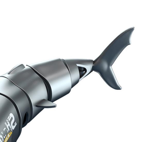 2.4GHz Remote Control Shark Toy Summer Outdoor Pool Lake Pond Bathtub Automatic Underwater Swimming RC Shark Boat Toy Boys Girls Christmas Gift