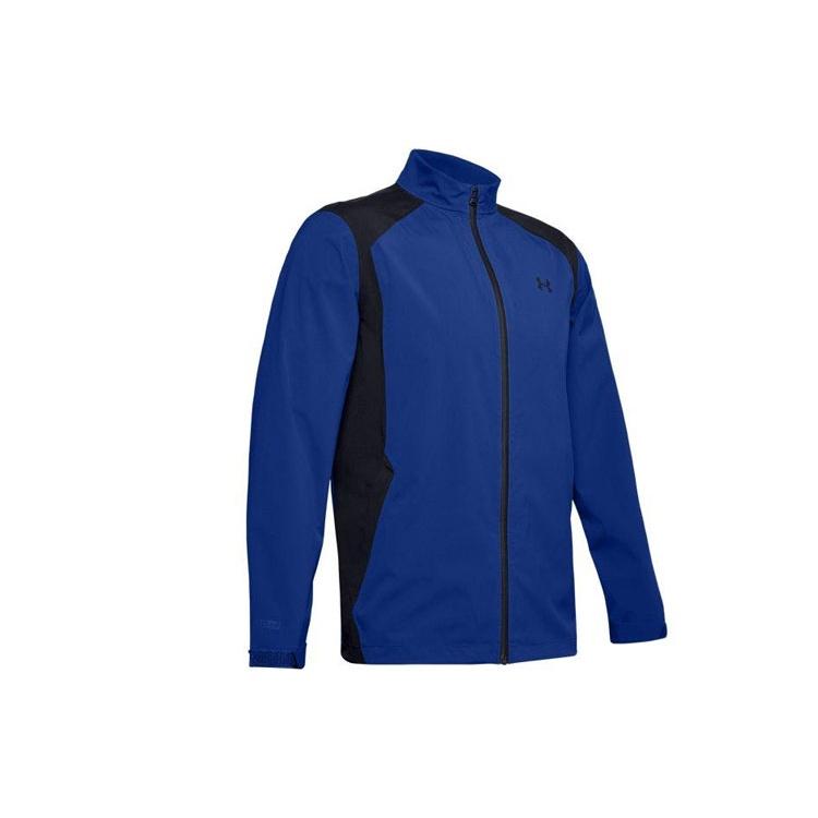 Under Armour Portrush Rain Logo Jacket  Royal Blue  Men s 1352108-400 S