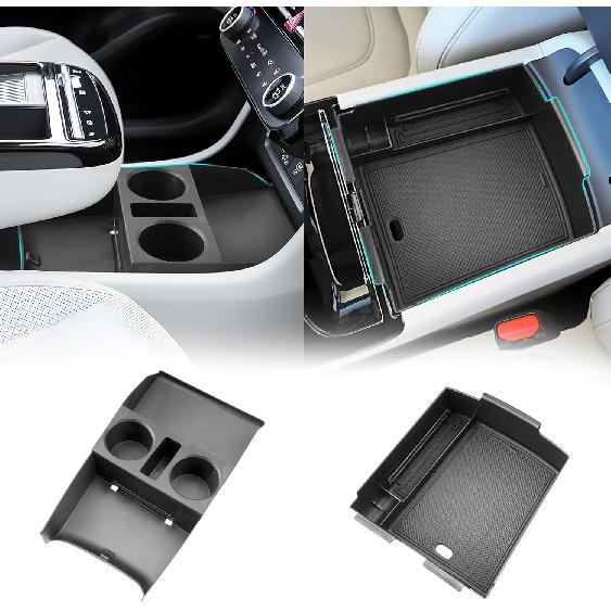 SHAOHAO for 2025 2026 Hyundai Tucson Lower Organizer for 2025 2026 Hyundai Tucson Accessories (Limited/Hybrid) Under Console Organizer Space Expand