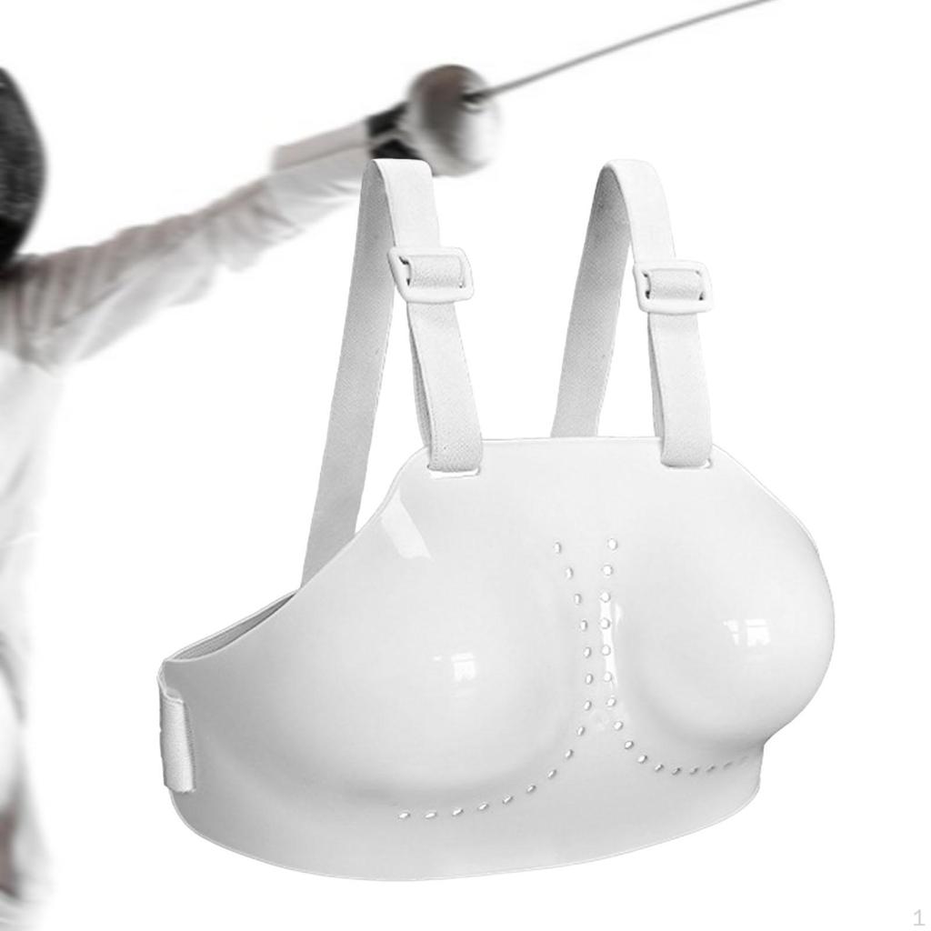 Women's Fencing Chest Protector Breast Protection for Gear Taekwondo