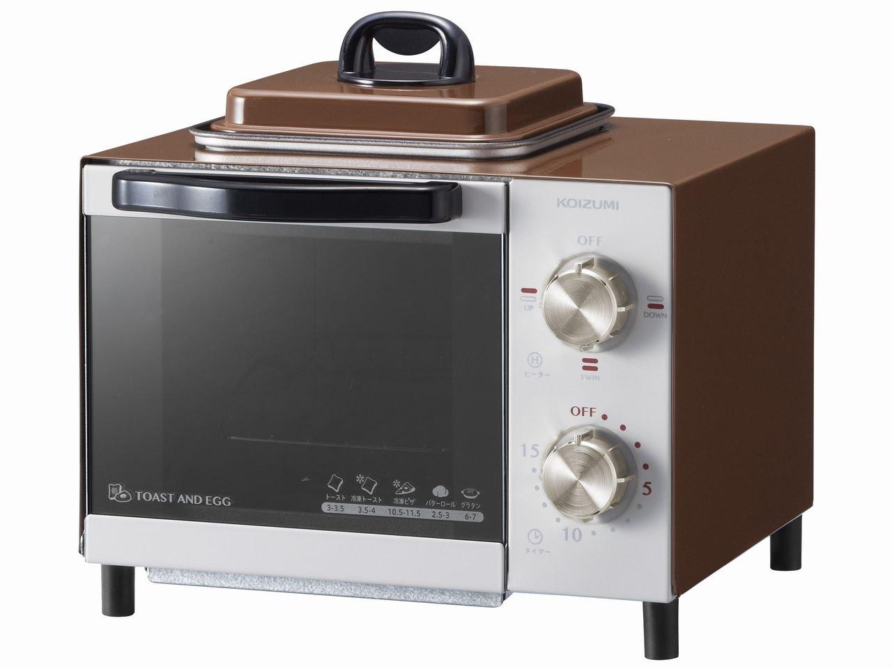 

Koizumi Toaster Oven with Fried Egg Function Brown KOS-0703/T