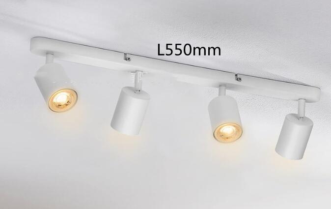 GU10 LED Ceiling Spotlight, House Decoration, Indoor Light Fixture, Corridor, Shop Ceiling Track Lamp, Angles Adjustable Decor