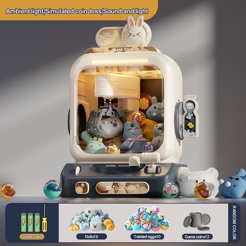 New Home Doll Grabbing Machine Large Children'S Toy Clip Doll Small Twisted Egg Girl Holiday Gift