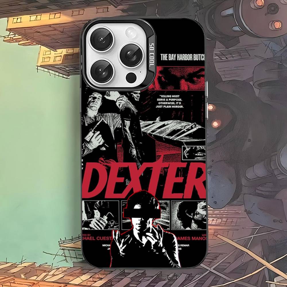 Dexter Morgan Phone Case For IPhone 17 16 15 14 13 12 11 Pro Max Plus Color Silver Cover