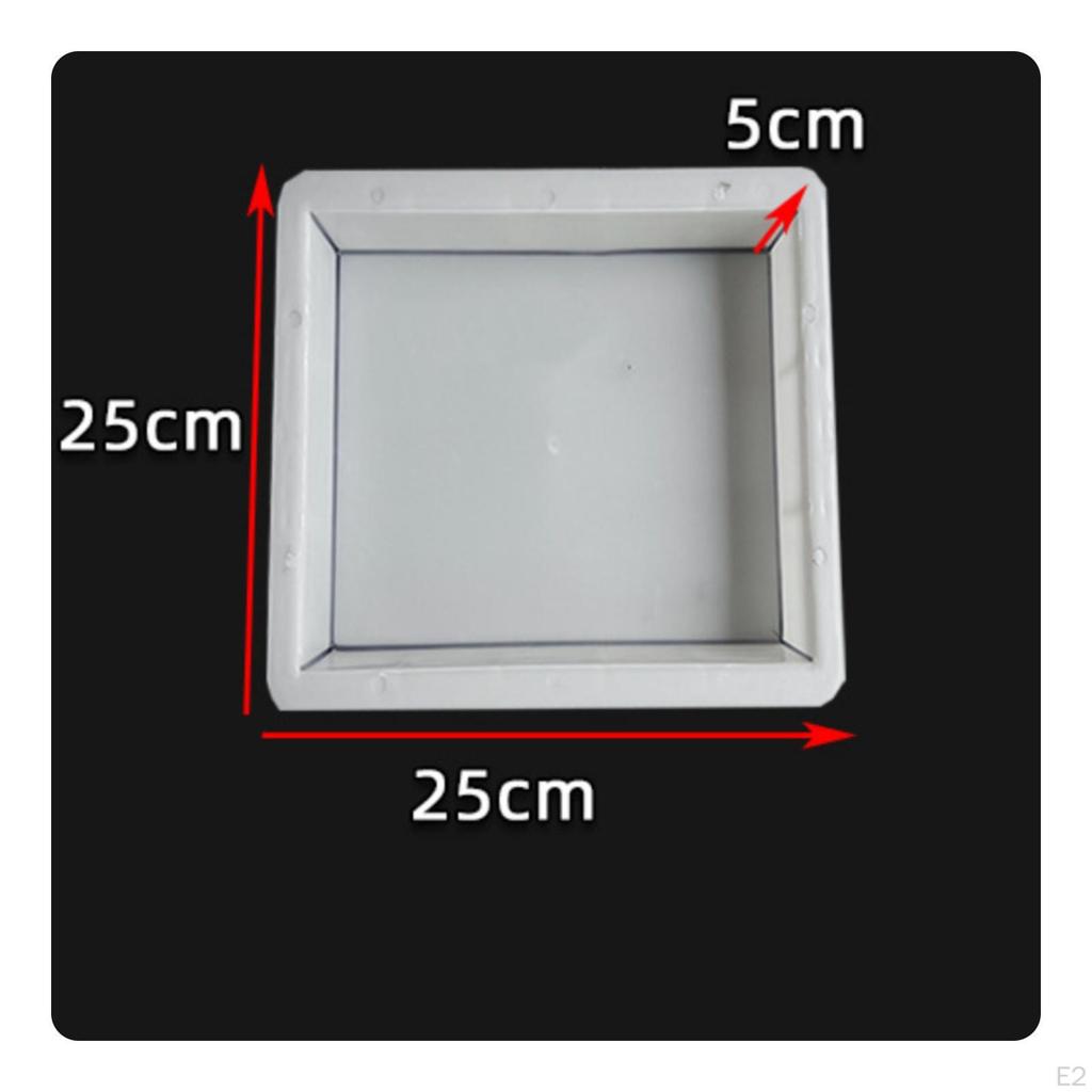 Concrete Mold Plastic Paving Formwork Slab Casting Tray Tile Maker for Flat