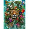 5D DIY Diamond Embroidery Kits Leopard Diamond Painting Animals Cross Stitch Modern Art Zoo Living Room Wall Home Decoration