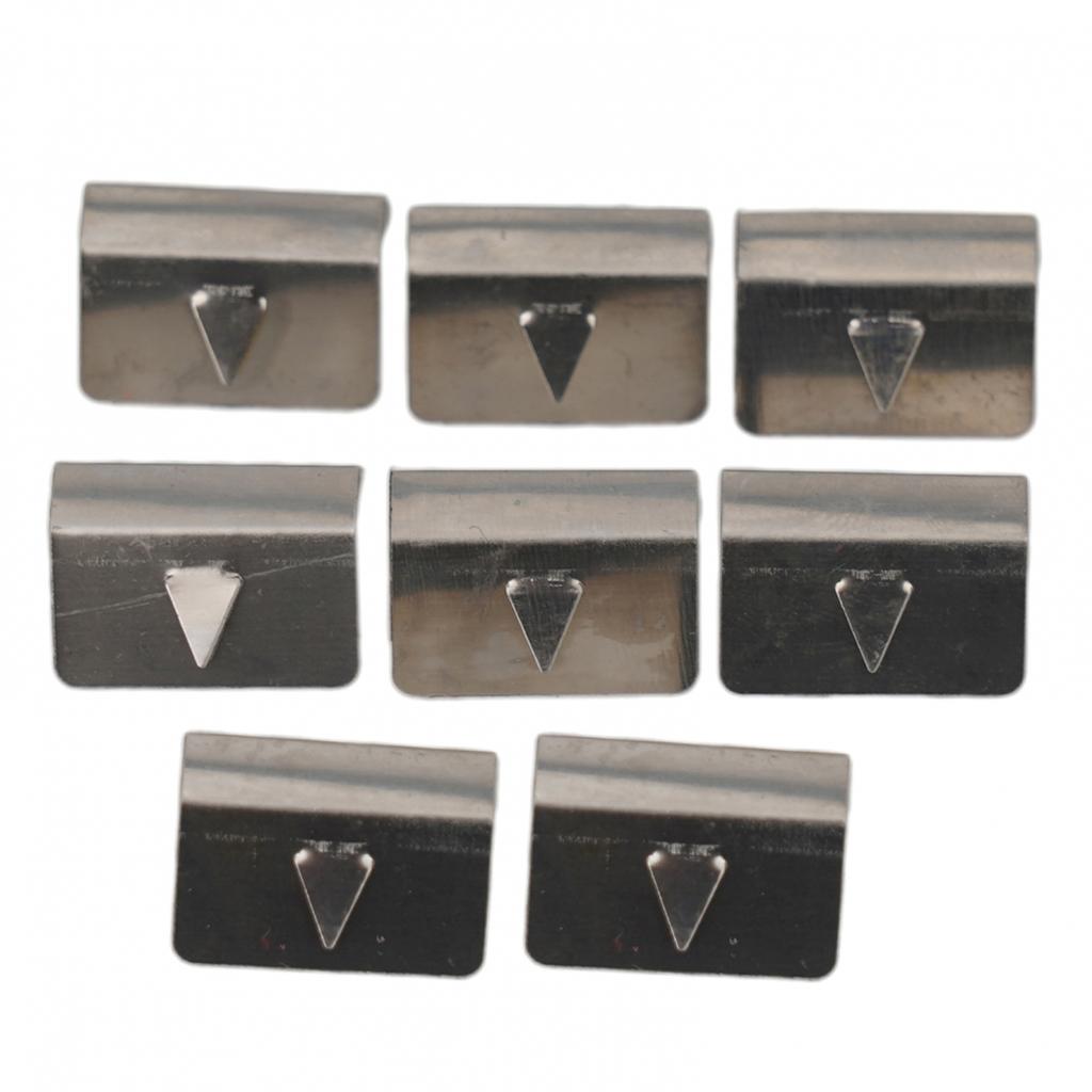 Wind Rain Deflector Channel New Metal Retaining Clips For BMW