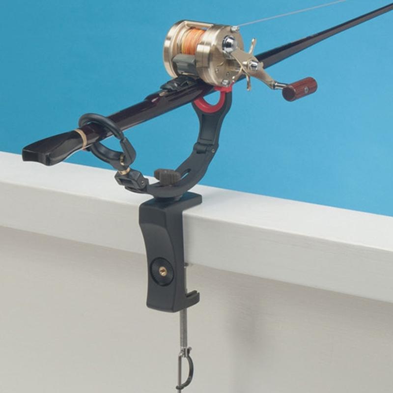 Tragbarer Angelrutenclip mit Fliegenfischer-Zubehör Rutenassistent-Werkzeug für verschiedene Angelplätze