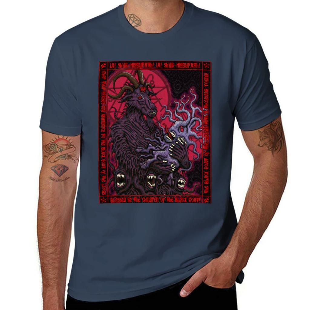Black Goat Icon Azhmodai 2018 TShirt summer clothes customizeds mens t shirt
