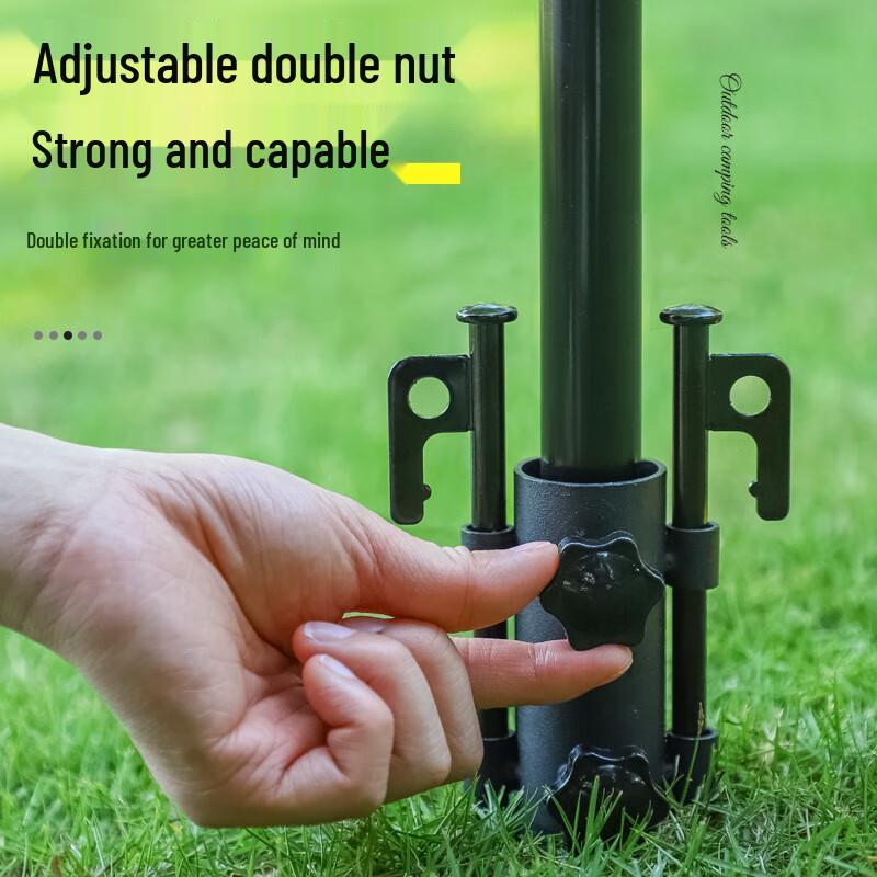 Outdoor Camping Canopy Pole Fixer & Ground Pegs