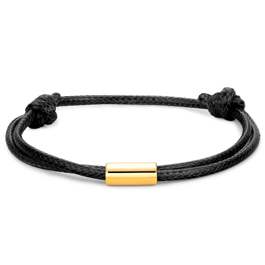 Customize Woven Korean Waxed Polyester Cord Bracelet Handmade Adjustable Thread Rope Bracelets Gift For Women Men
