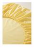 Solid Color Cotton Fitted Sheet & Pillowcase Set - Single Bed Mattress Protector