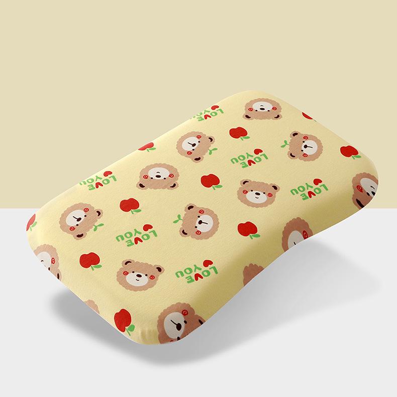 Cartoon Memory Foam Baby Pillow - Washable, Slow Rebound Neck Support for Kids