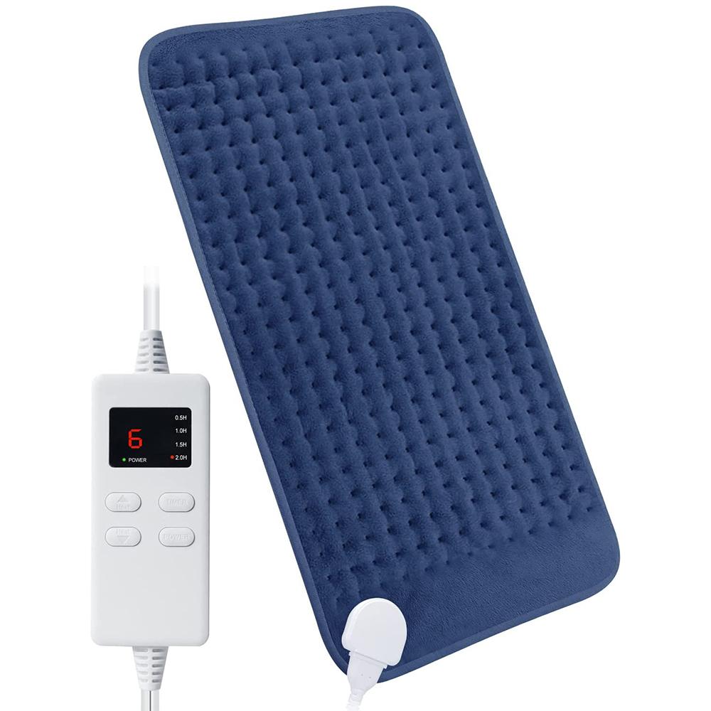 Electric Heating Pad for Back Massage Shoulder Body Heater Blanket Pads Moist/Dry Hot Compress Winter Warmer Mat for Office Home