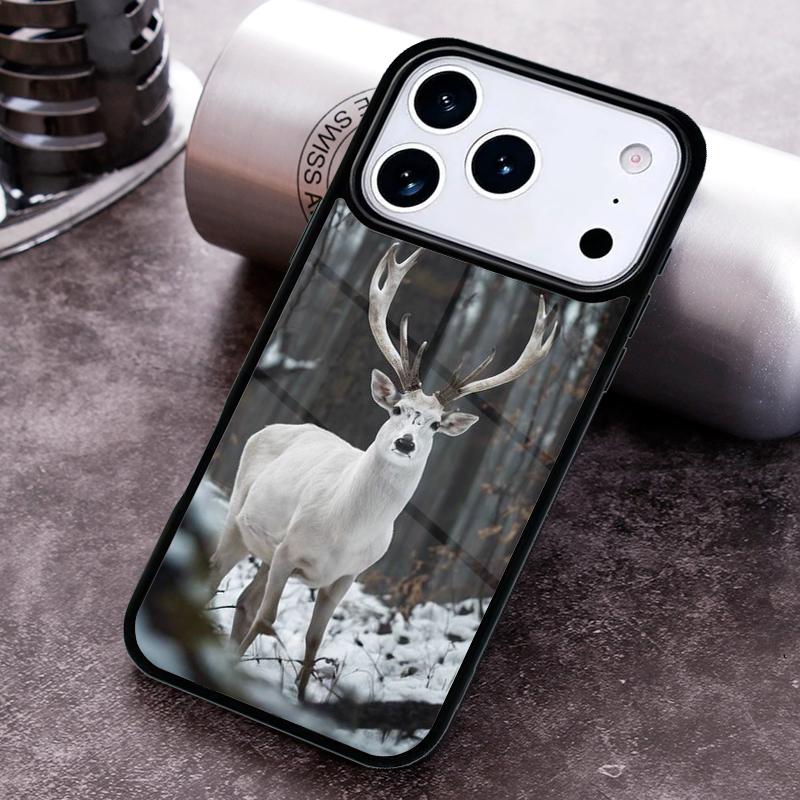 Stag Male Reindeer Nature Phone Case For iPhone 17,16e,15,14,13,12,11,Mini,Pro,MAX soft Silicone Cover