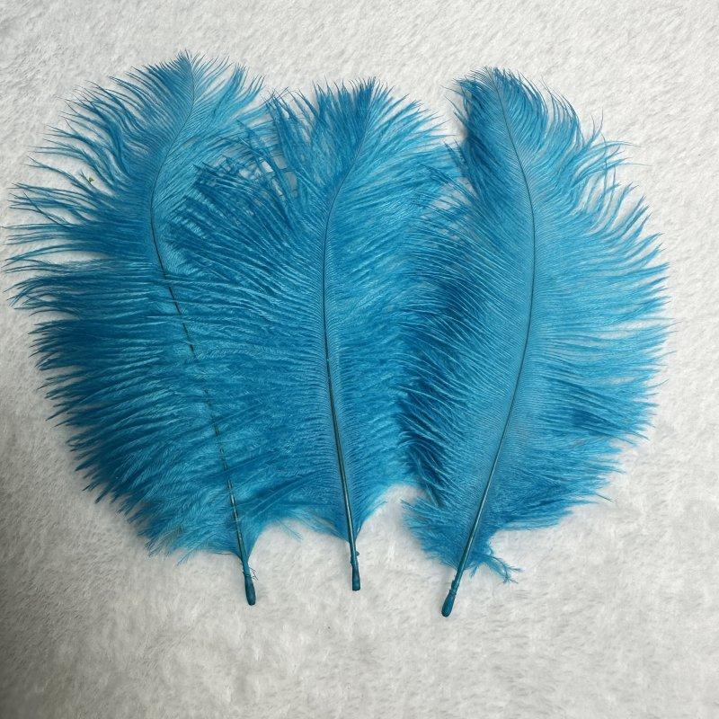 50pcs/lot  Black Ostrich Feathers 6-14 Inch 15-40cm for Wedding Decor Craft  Handicraft Accessories Table Centerpieces Carnival