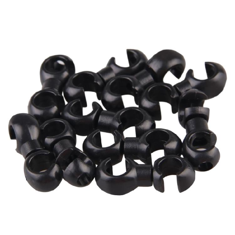 20 Pcs Plastic Bike Brake Cable Clips Bike Cable Clasps S-Style Lines Clips