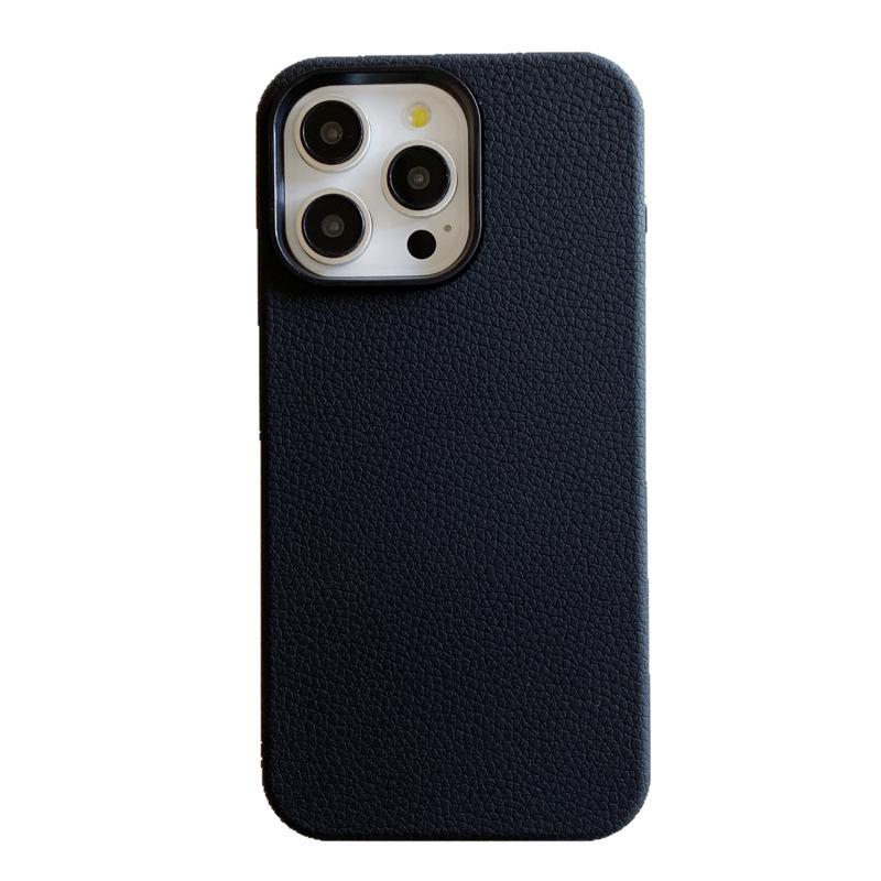 Doppeltes Leder-iPhone16e-Gehäuse Kompatibel mit Apple 16/15, Silikon 13, Hartschale 11, Grenzüberschreitend 14