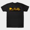 Men Black Print T-shirt Kill Bill - Buried Alive No-Cut Transfer Paper Print Cotton Tshirt