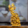 Natural Boxwood Beauty Scattered Flowers Figure Statue Solid Wood Carving Chinese Traditional Art Home Room Office Decorations