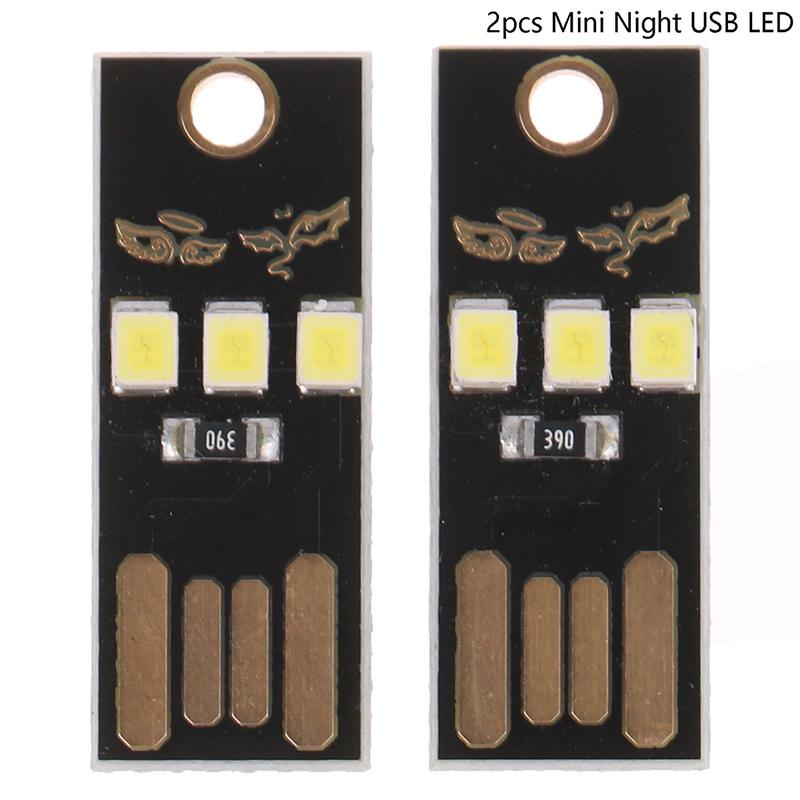 Satın alın 2Pcs Mini UltraThin Mobile Power Keyboard Light Board