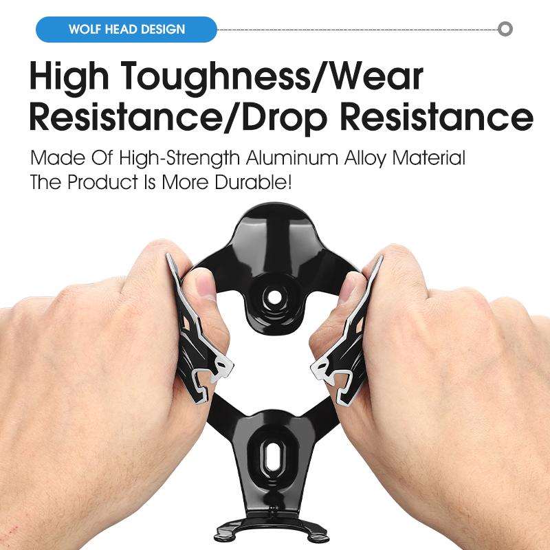 WEST BIKING Bicycle Water Bottle Holder Aluminum Alloy Bike Bicycle Bottle Rack Holder Lightweight For MTB Road Bike Accessory