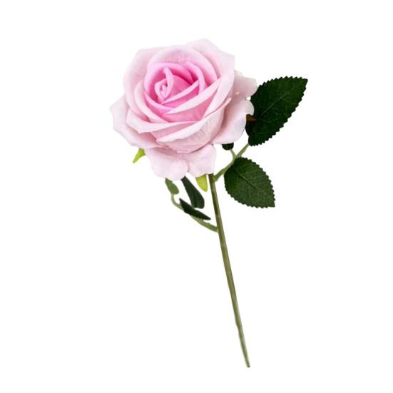 Rose Flower for Flower Arrangement Realistic Long Stem Fake Silk Rose