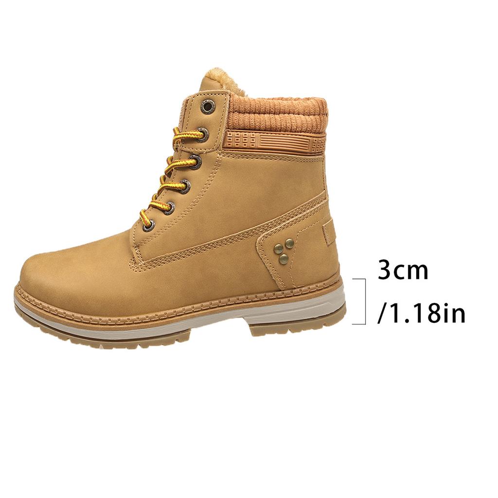 Autumn and winter new pink Martin boots for women, casual shoe size pu leather women's short boots versatile women's shoes