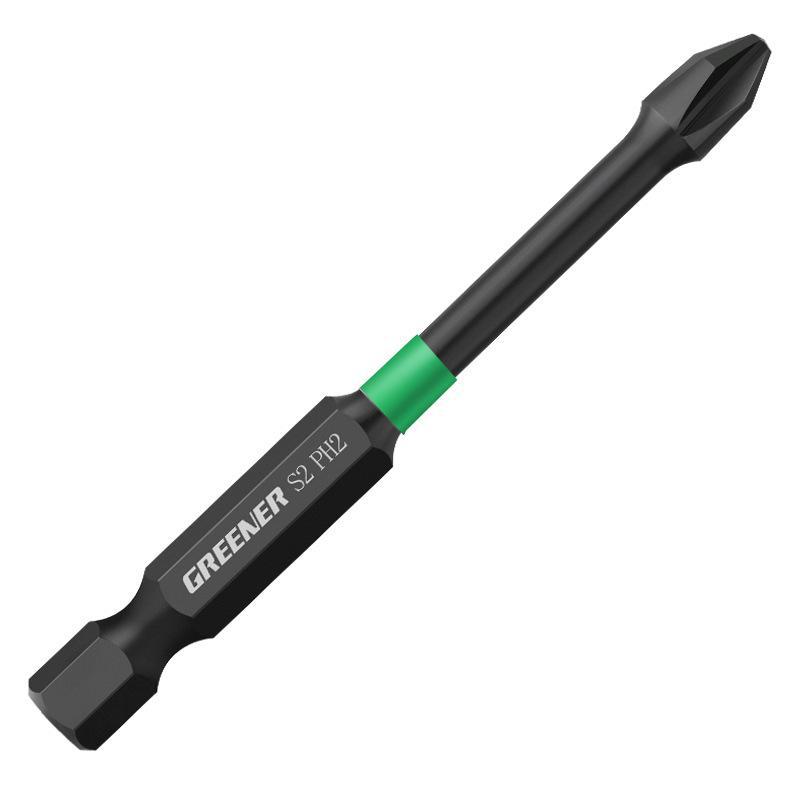 Green Forest High-Impact Magnetic Cross Hand Drill Set with German-Imported Screwdriver Bits