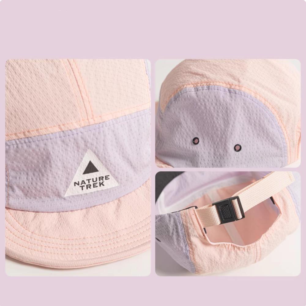 Unisex Outdoor Running Cap Short Brim Quick-Dry Breathable Mesh Sun Protection Hat for Running Cycling Hiking