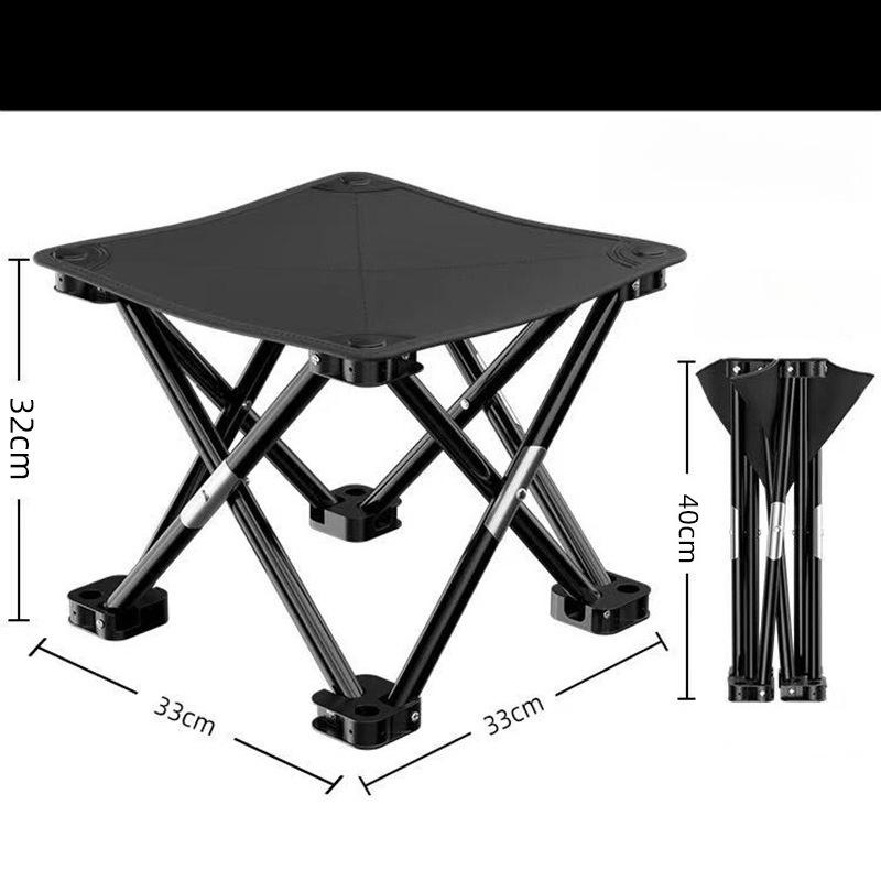 Camping folding chair portable train high-speed rail no seat art sketching fishing lightweight folding stool small Mazza