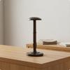 Espositore da Tavolo per Cappelli Manichino Versatile in Legno Testa di Manichino Legno Massiccio Espositore da Banco per Cappelli per Rivenditori,