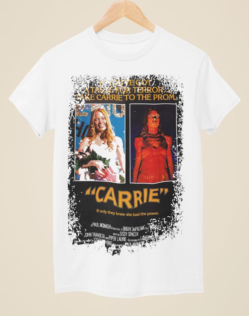 Carrie Movie Poster Inspired Unisex White TShirt