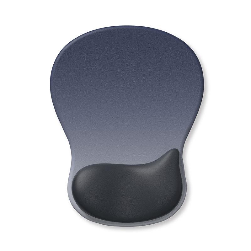 Gradient Simple Thickened Anti-Slip Ergonomic Computer Mouse Pad with Wrist Rest and Silicone Mouse Mat