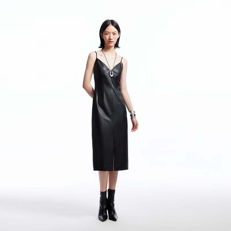 VEROMODA V-Neck Backless Strappy Split Midi Dress