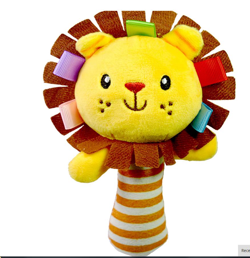 Hanging Spiral Rattle Stroller Cute Animals Crib Mobile Bed Baby Toys 0-12 Months Newborn Educational Toy for Children