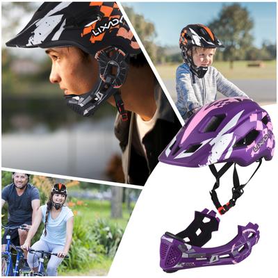 Kids Cycling Helmet Detachable Full Face Helmet Adjustable Cycling Helmet for for Children Cycling