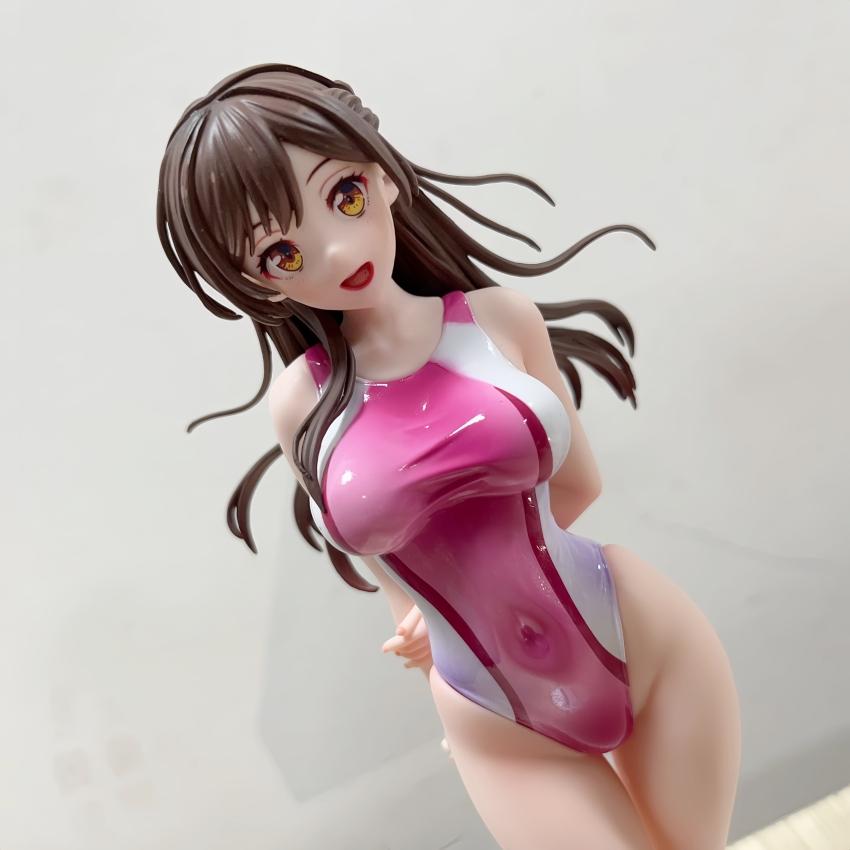 25 CM Kanojo Okarishimasu Mizuhara Chizuru Kyouei Wersja w stroju kąpielowym figurka PVC Figurka kolekcjonerska Model anime Lalka dla dorosłych Zabawki prezenty