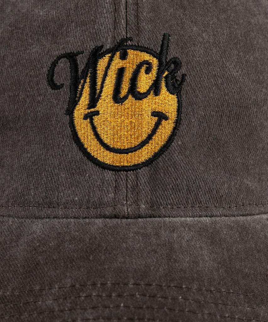 Wig Smile Stonewashed Ball Cap - Brown