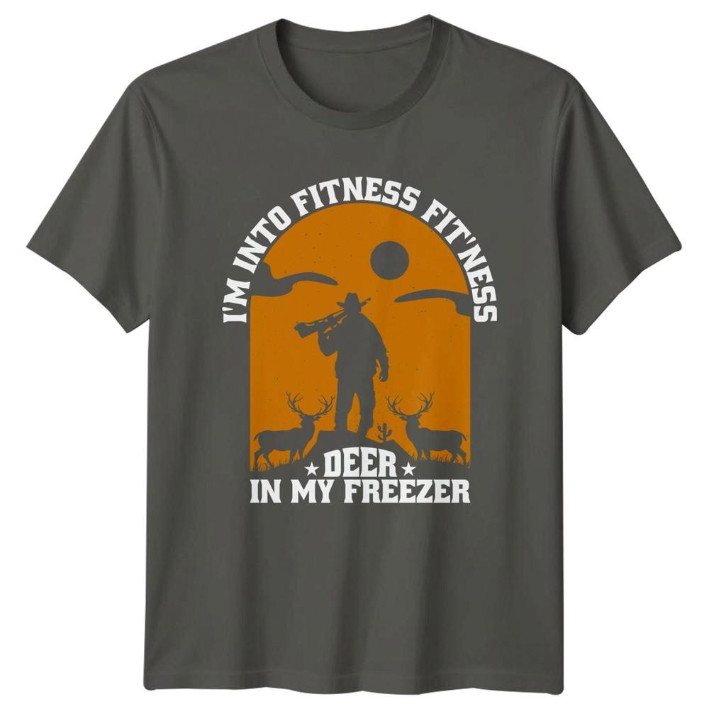Im Into Fitness Unisexs TShirt Deer Hunting Gift For Him S
