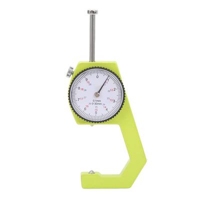 Thickness Meter 0.1mm Resolution 0 To 30mm Measure Range Handheld Dial Plate Thickness Gauge Cone